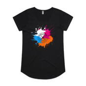 Womens Paint Splatter Tee
