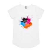 Womens Paint Splatter Tee